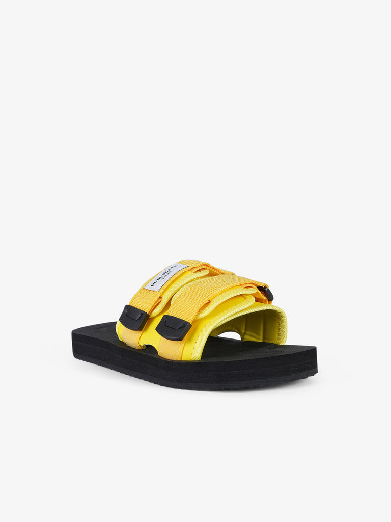 DUALSCAPE ciabatte tinta unita gomma giallo