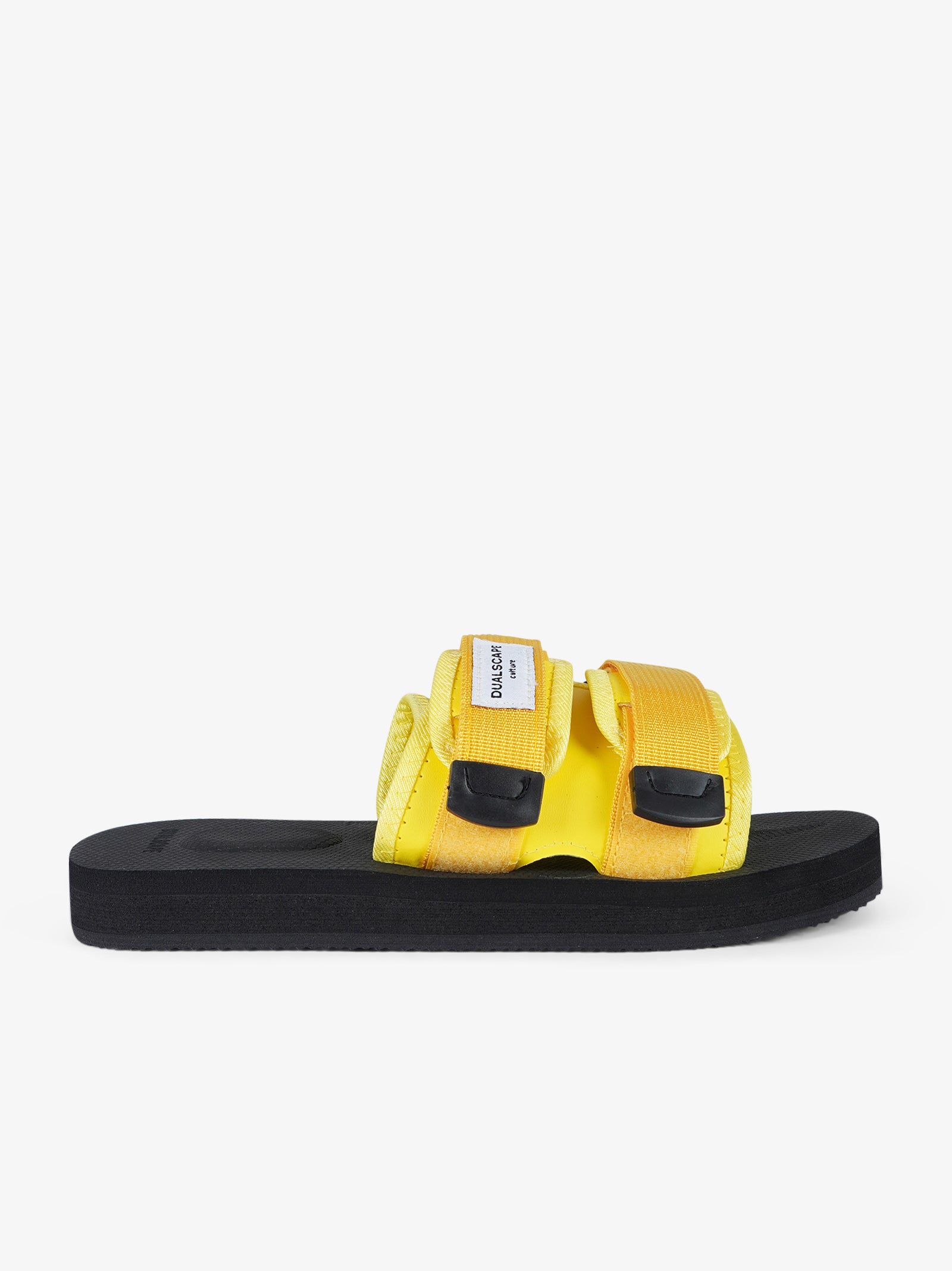 Ciabatte Lappade Sport Gelb Ösen In Pelle - Unisex Bambini, Numeri 19-31