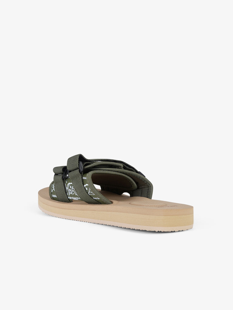 DUALSCAPE ciabatte bandana gomma verde