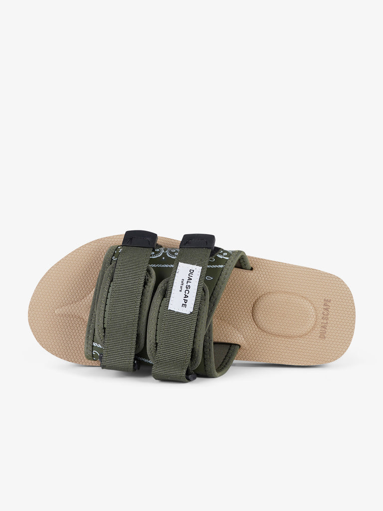 DUALSCAPE ciabatte bandana gomma verde