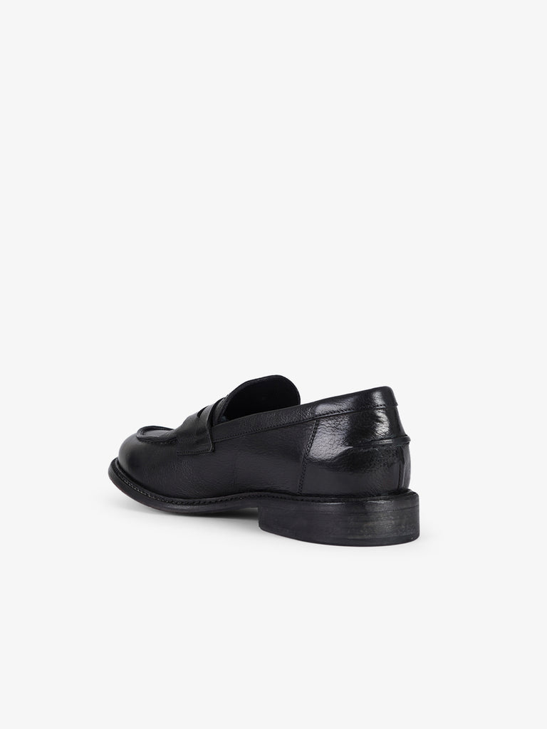 ERNESTO DOLANI mocassini punta tonda uomo claudio 02 pelle nero