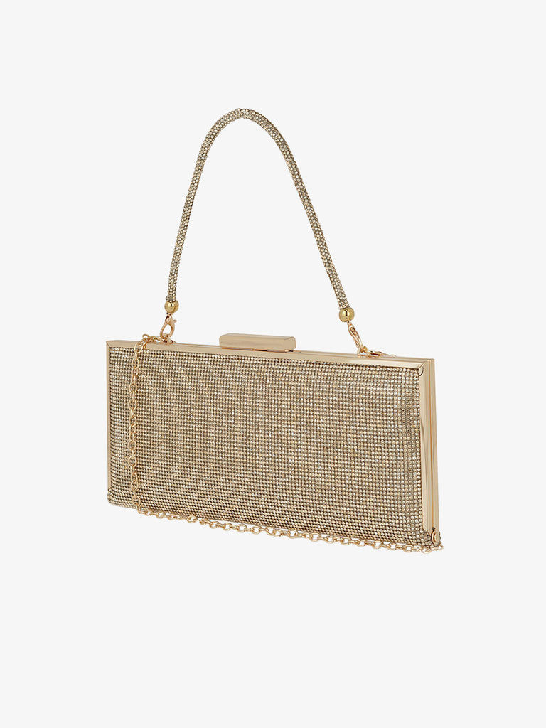 EXE' borsa a mano mini donna sintetico oro