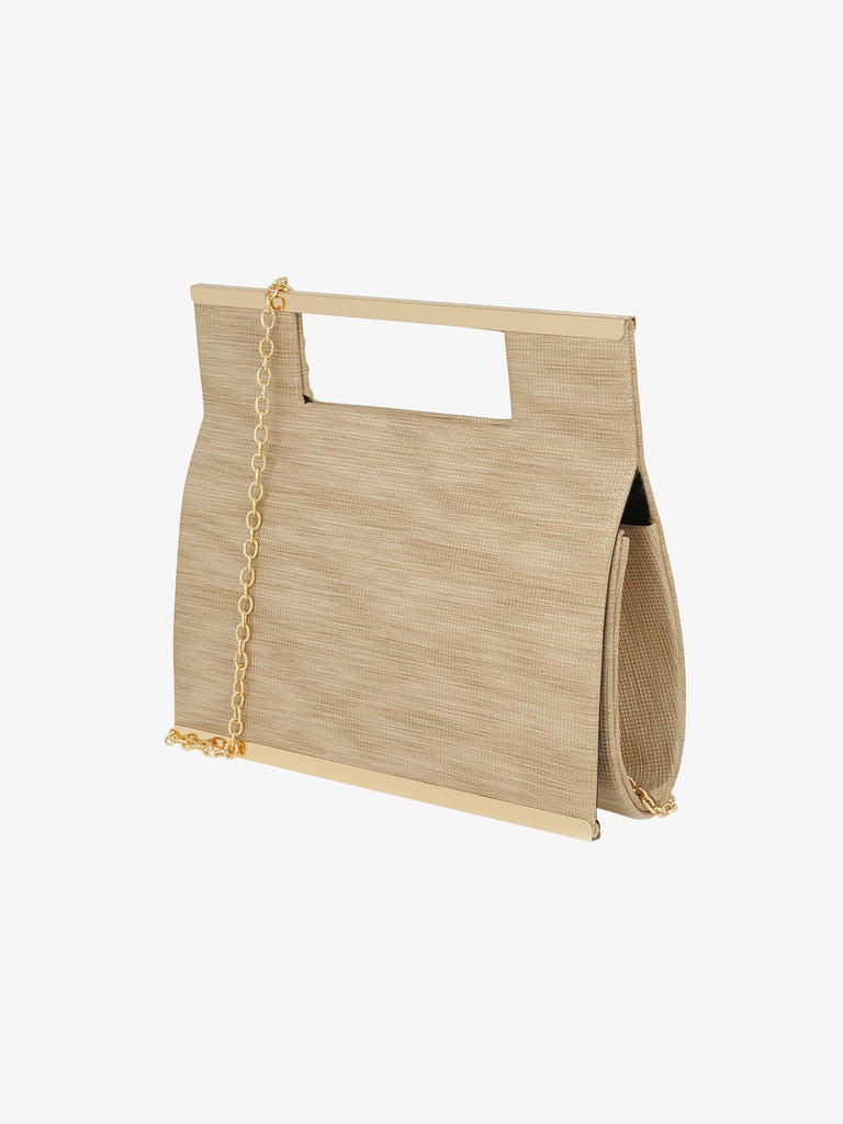 EXE' borsa a mano chiusura calamita donna sintetico beige