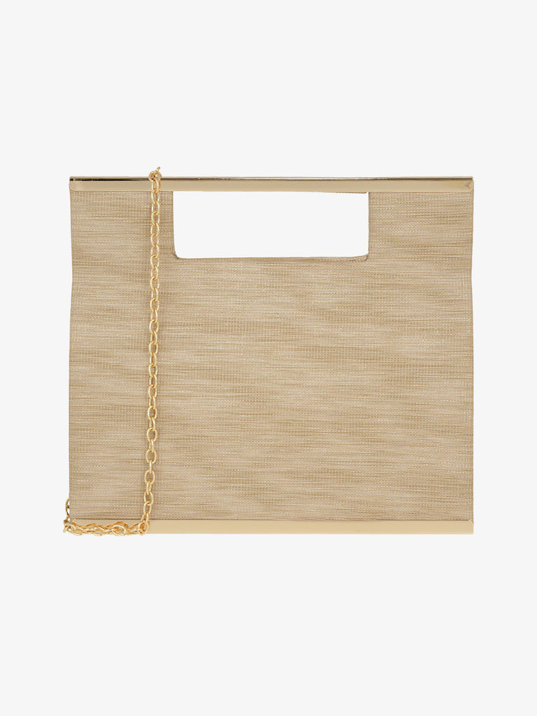 EXE' borsa a mano chiusura calamita donna sintetico beige