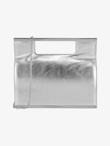 EXE' borsa a mano mini donna sintetico argento