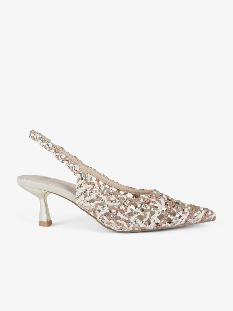 EXE' chanel donna punta a punta sintetico beige