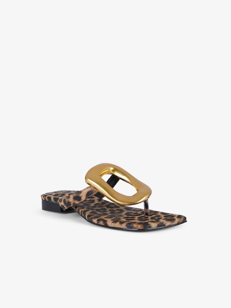 EXE' sandali bassi punta squadrata donna multicolor