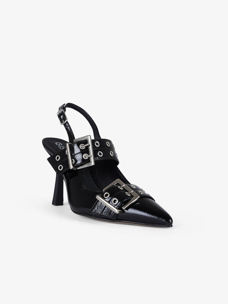GISEL MOIRE chanel donna shaila pelle nero