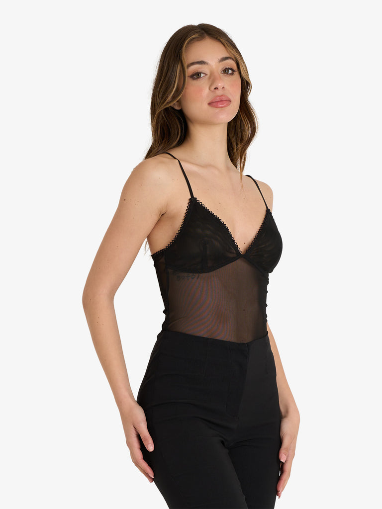 GLAMOROUS body ladies donna nero poliestere