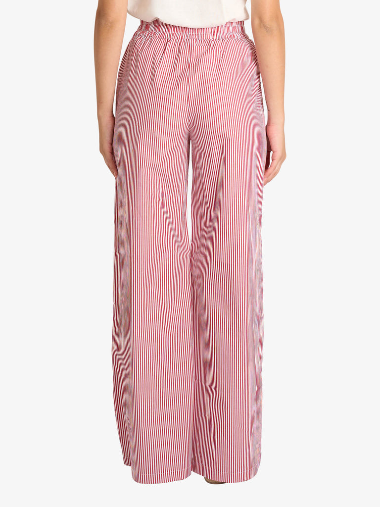 GLAMOROUS pantalone ladies donna rosso cotone