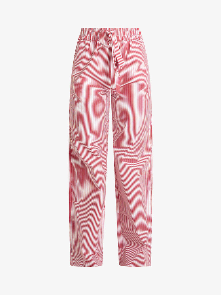 GLAMOROUS pantalone ladies donna rosso cotone