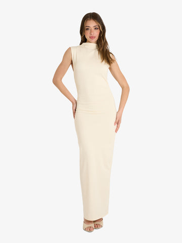 GLAMOROUS abiti lunghi ladies donna panna cotone