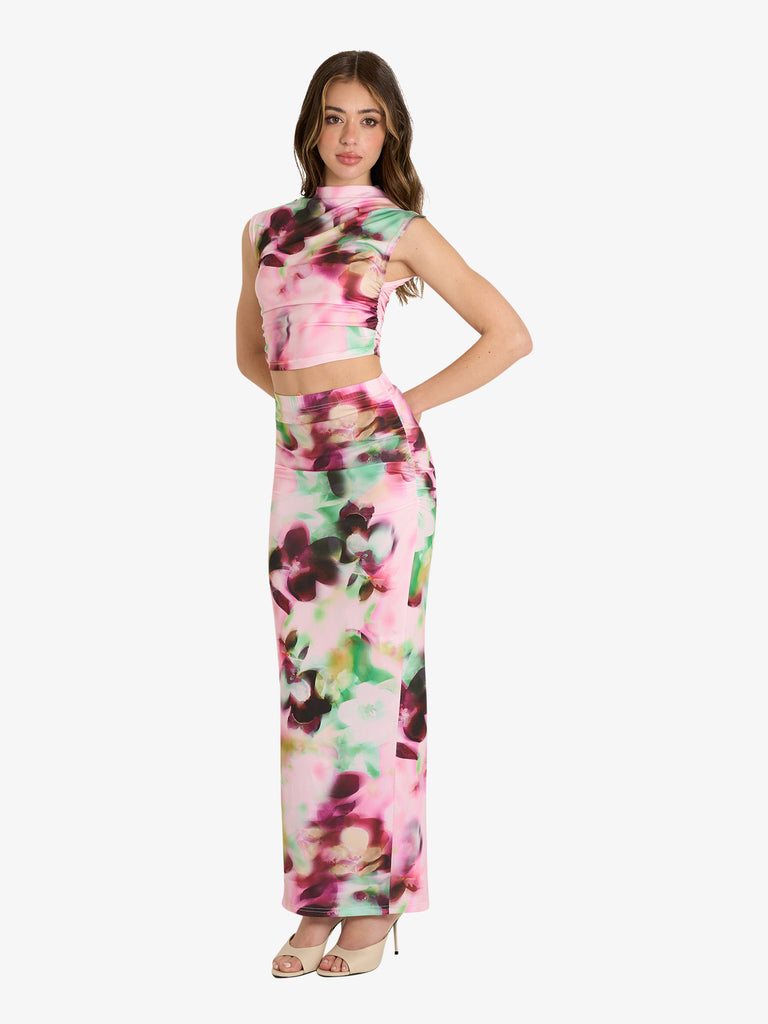 GLAMOROUS gonne lunghe ladies donna multicolor poliestere