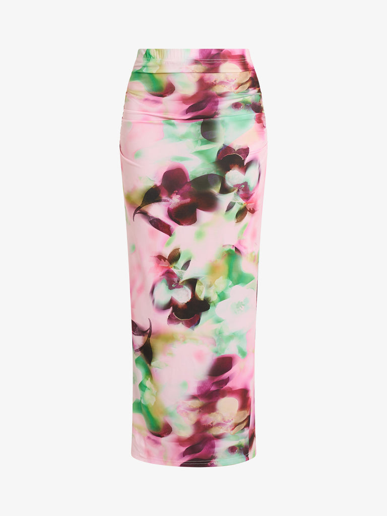 GLAMOROUS gonne lunghe ladies donna multicolor poliestere