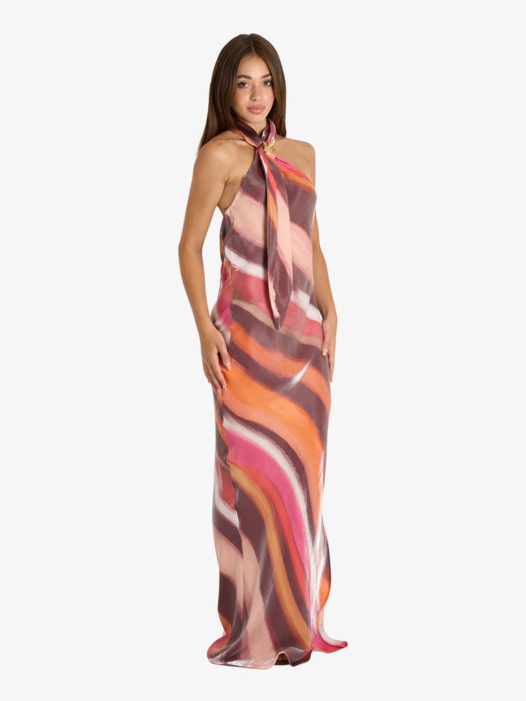 HAVE ONE abito donna multicolor viscosa