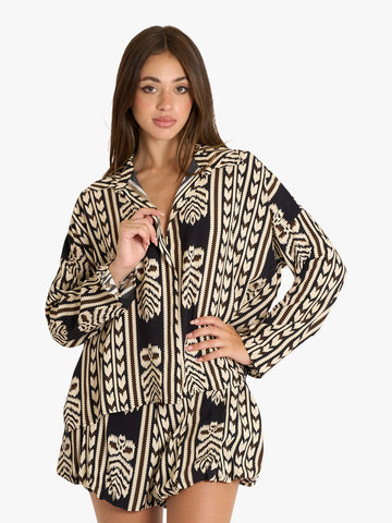 HAVE ONE camicia donna beige viscosa