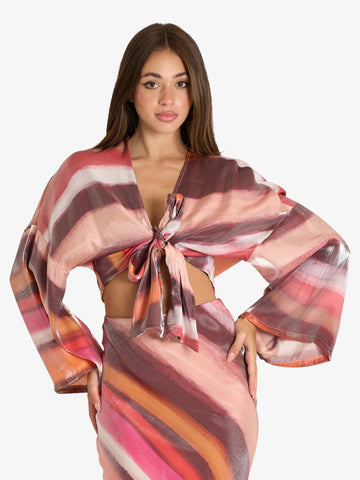 HAVE ONE camicia donna multicolor viscosa