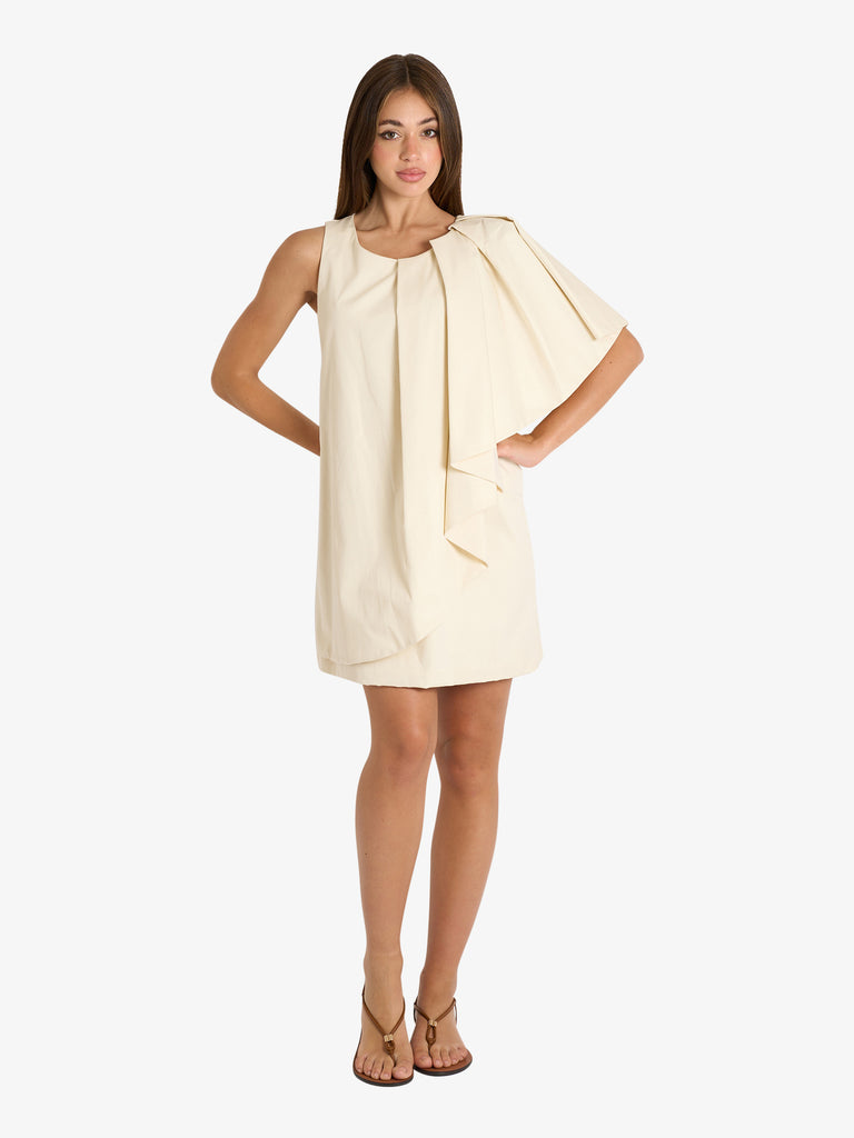 JIJIL abito donna panna cotone
