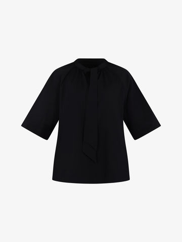 JIJIL Bluse Donna Nero Cotone