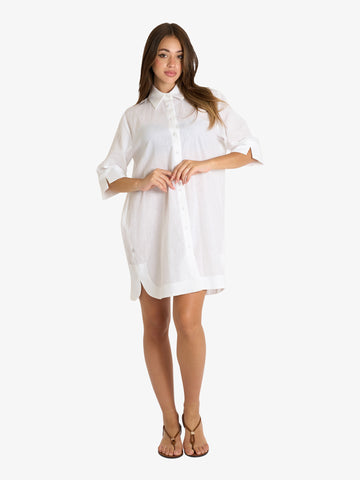 JIJIL camicia donna bianco lino