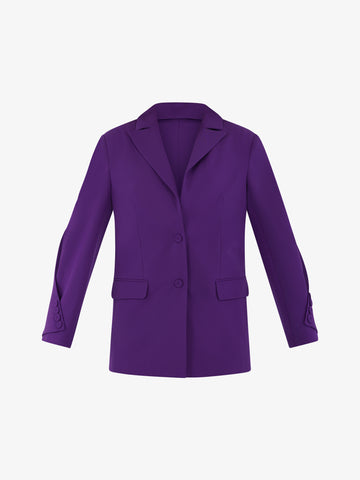 JIJIL Blazer Donna Viola con 2 bottoni