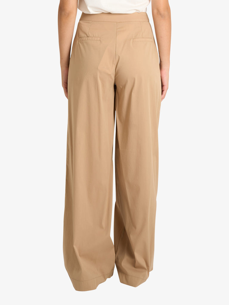JIJIL pantalone donna beige cotone
