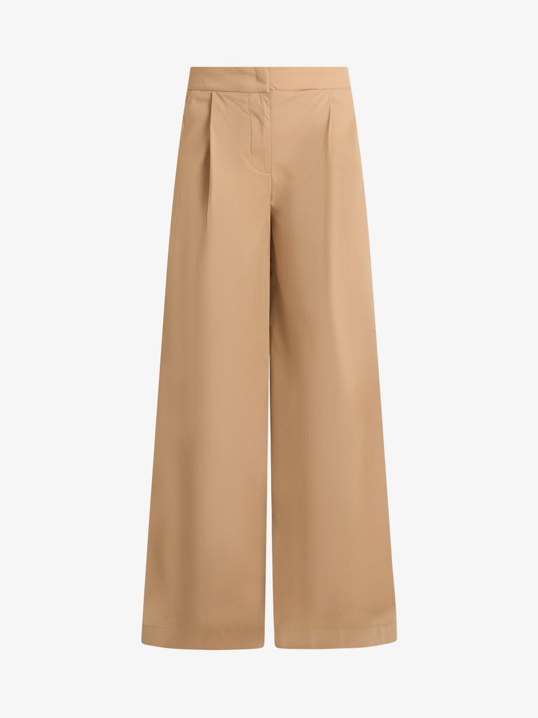 JIJIL pantalone donna beige cotone