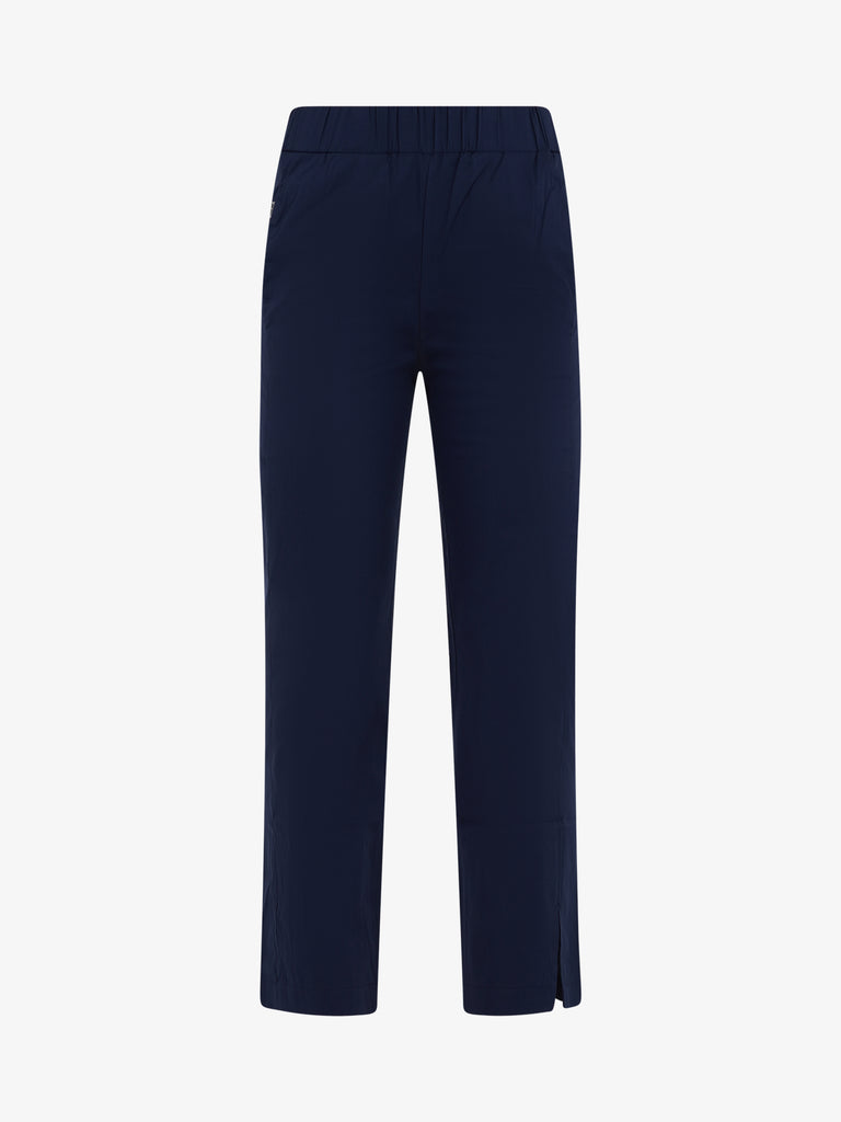 JIJIL Pantalone Donna Blu Cotone con elastico