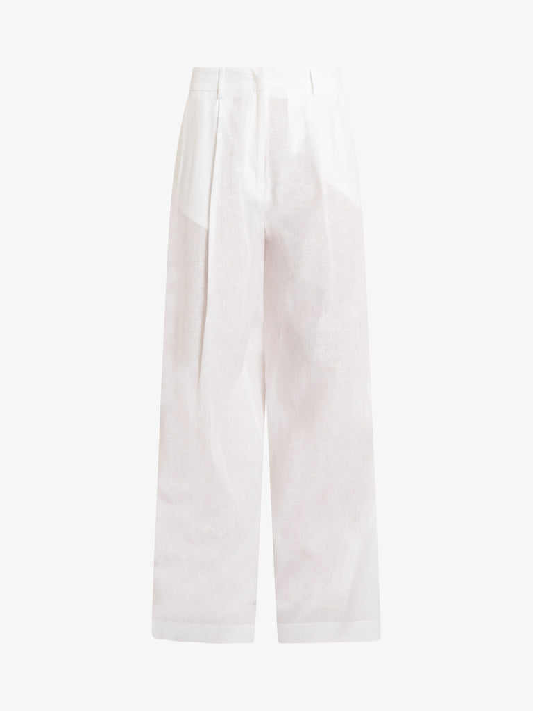 JIJIL pantalone donna bianco