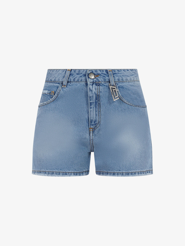 JIJIL Shorts Donna Denim Cotone con bottone