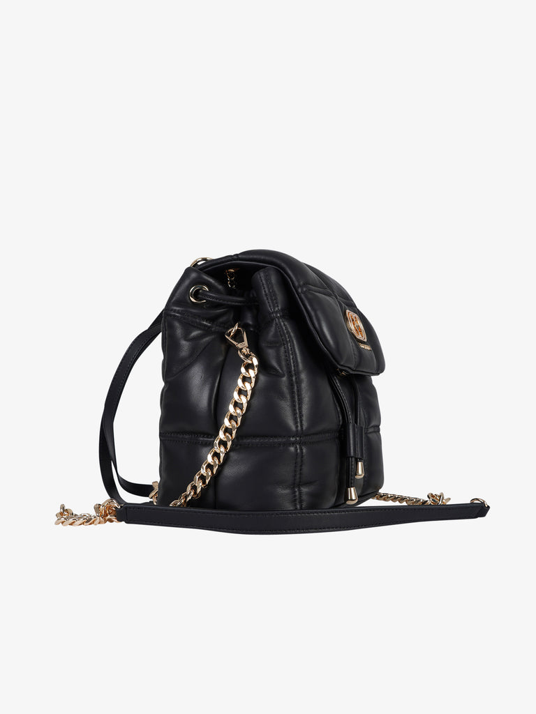 LA CARRIE Zaini BACKPACK LEATHER Donna Pelle Nero