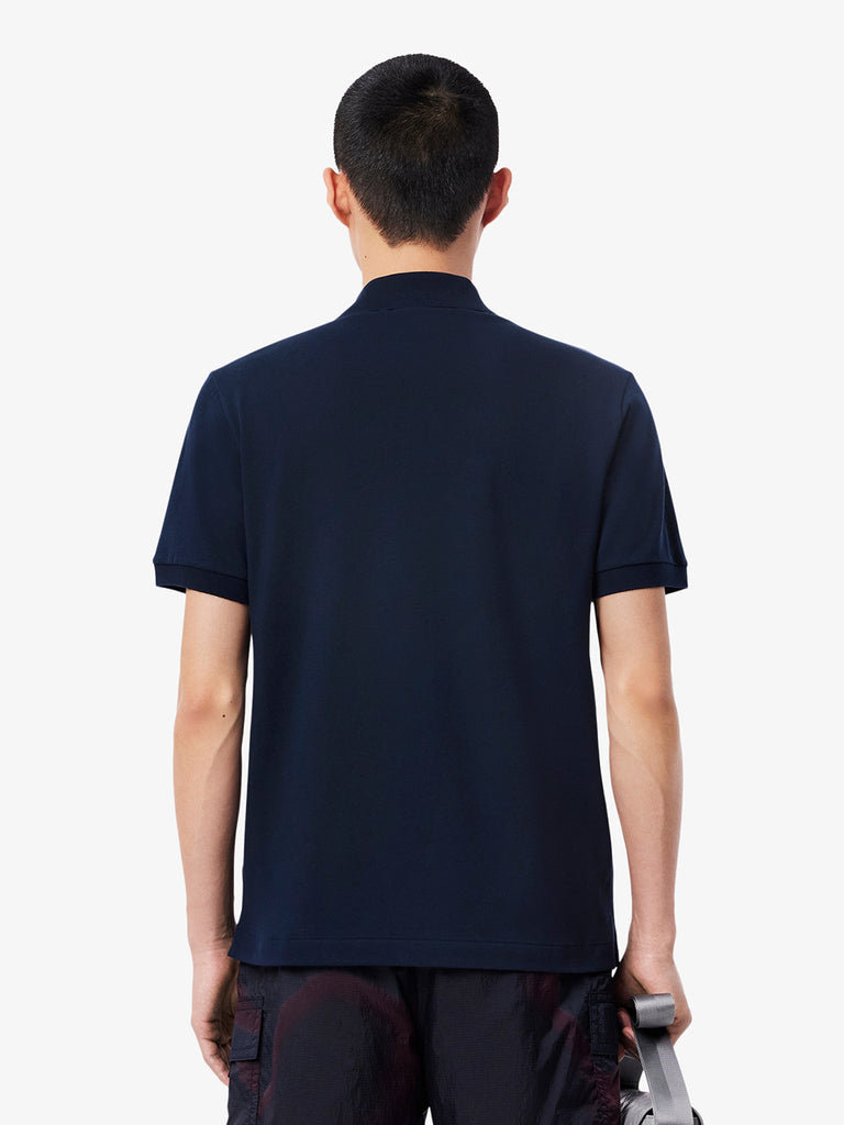 LACOSTE Polo Uomo Blu Cotone con 2 bottoni