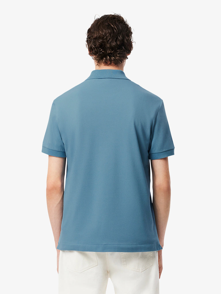 LACOSTE Polo Uomo Blu Cotone con 2 bottoni