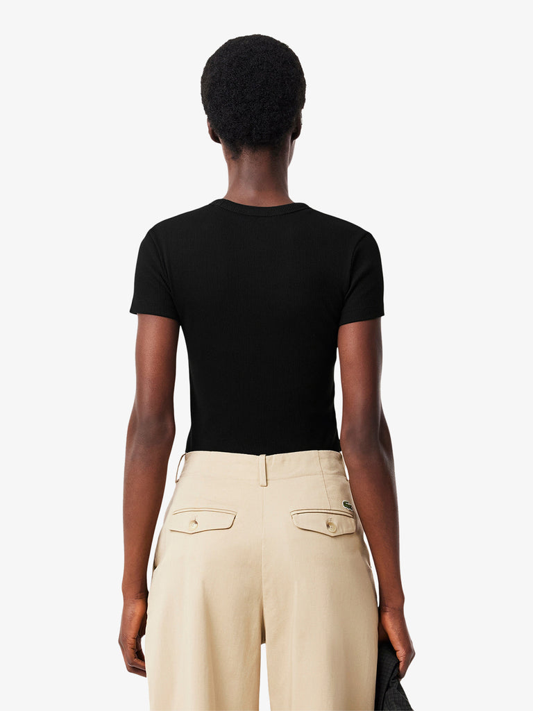 LACOSTE T-shirt T-SHIRT TF5538 Donna Nero