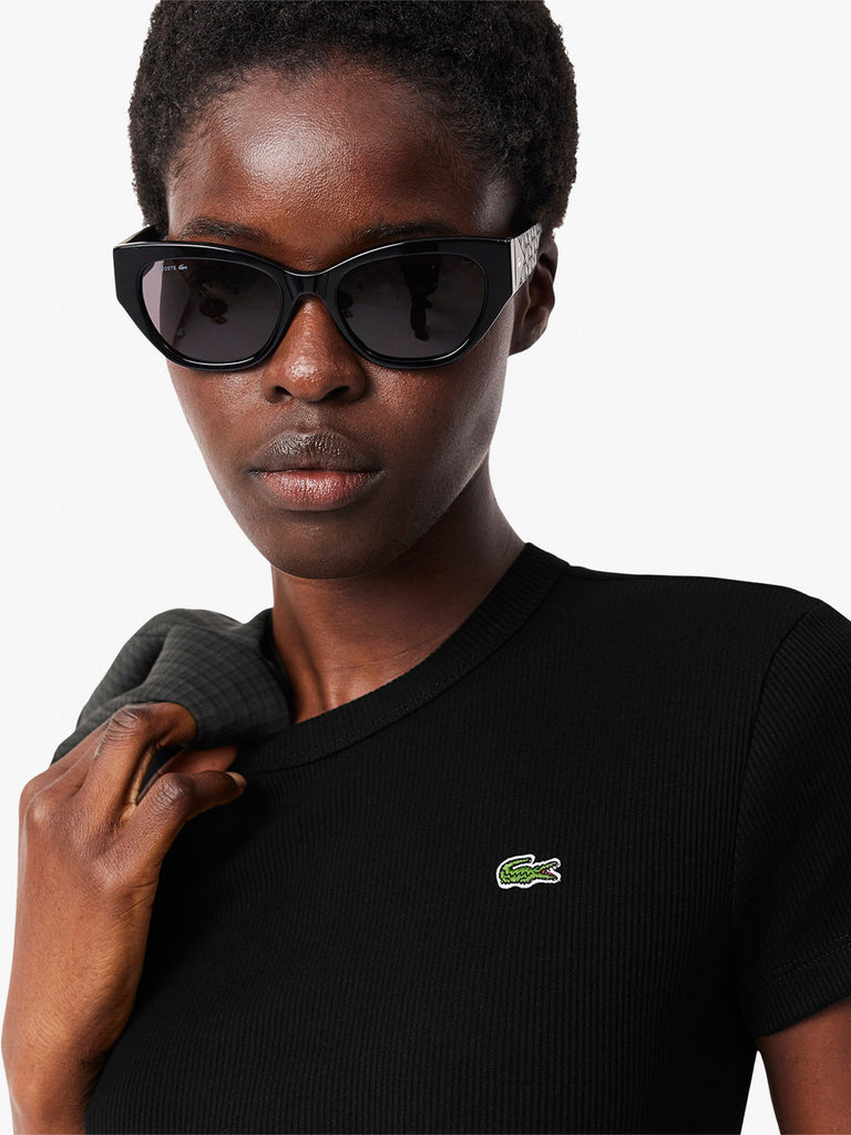 LACOSTE T-shirt T-SHIRT TF5538 Donna Nero