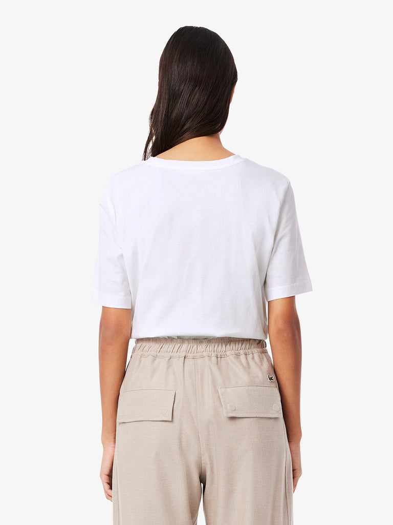 LACOSTE T-shirt T-SHIRT TF7300 Donna Bianco