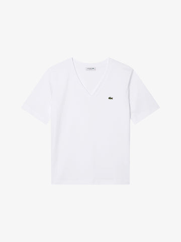 LACOSTE T-shirt T-SHIRT TF7300 Donna Bianco