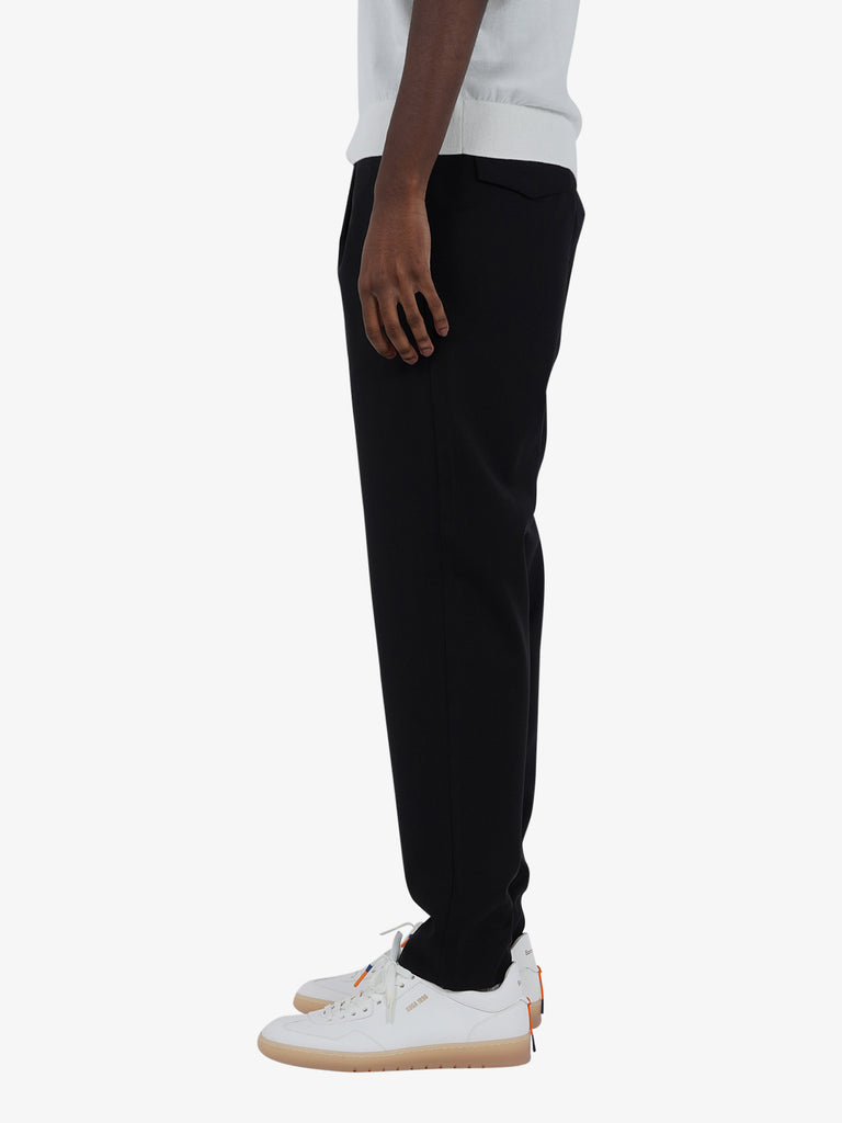 LOW BRAND pantaloni new tokyo tropical wool uomo nero lana