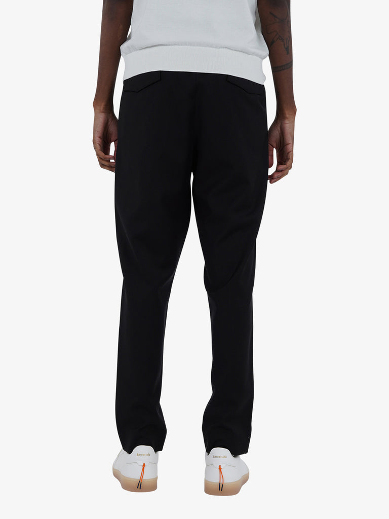 LOW BRAND pantaloni new tokyo tropical wool uomo nero lana