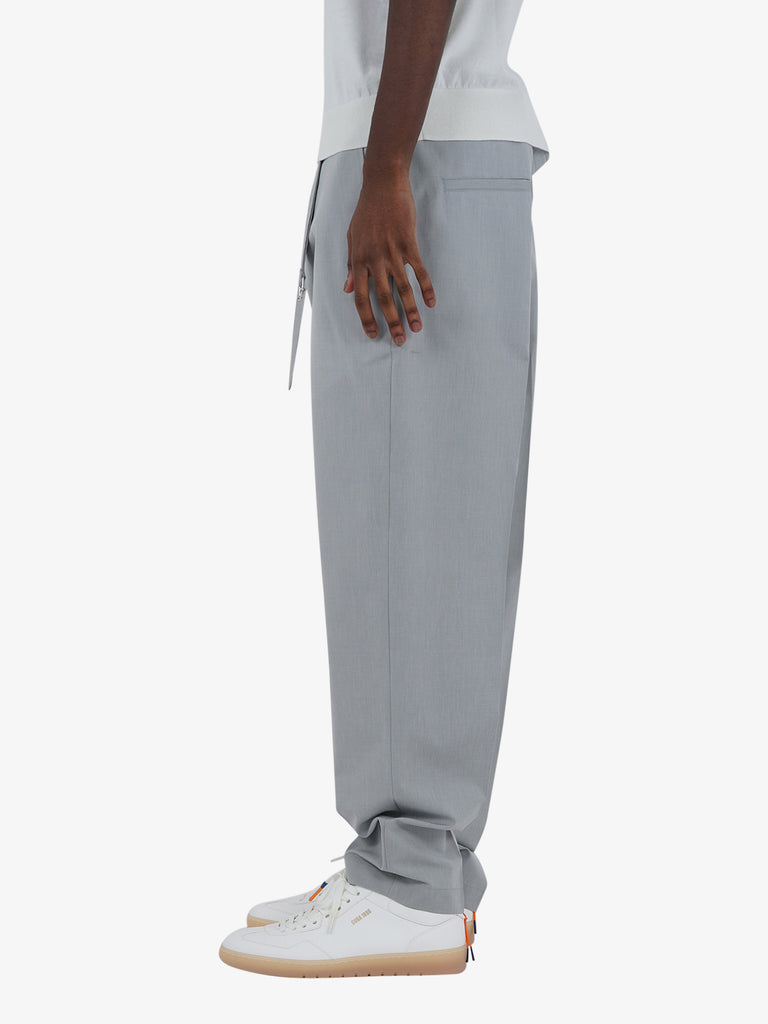 LOW BRAND pantaloni virgil wool cotton uomo grigio lana