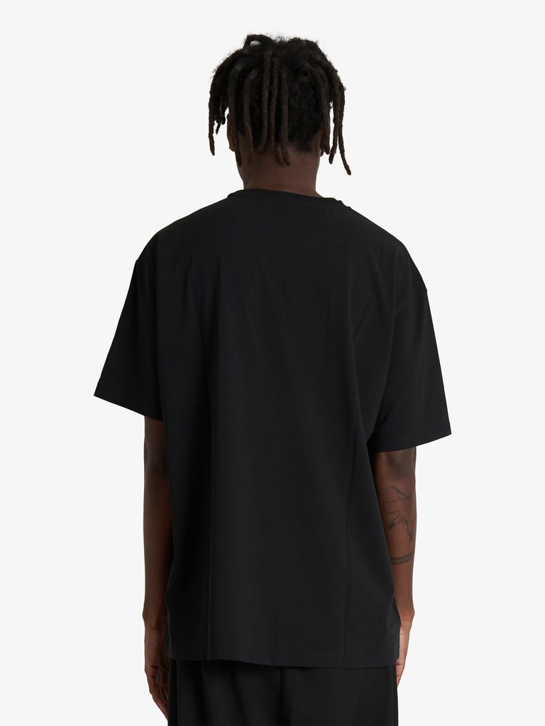 LOW BRAND t-shirt b150 jersey crepe uomo nero cotone