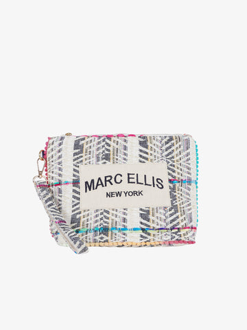 MARC ELLIS pochette multicolore donna cotone