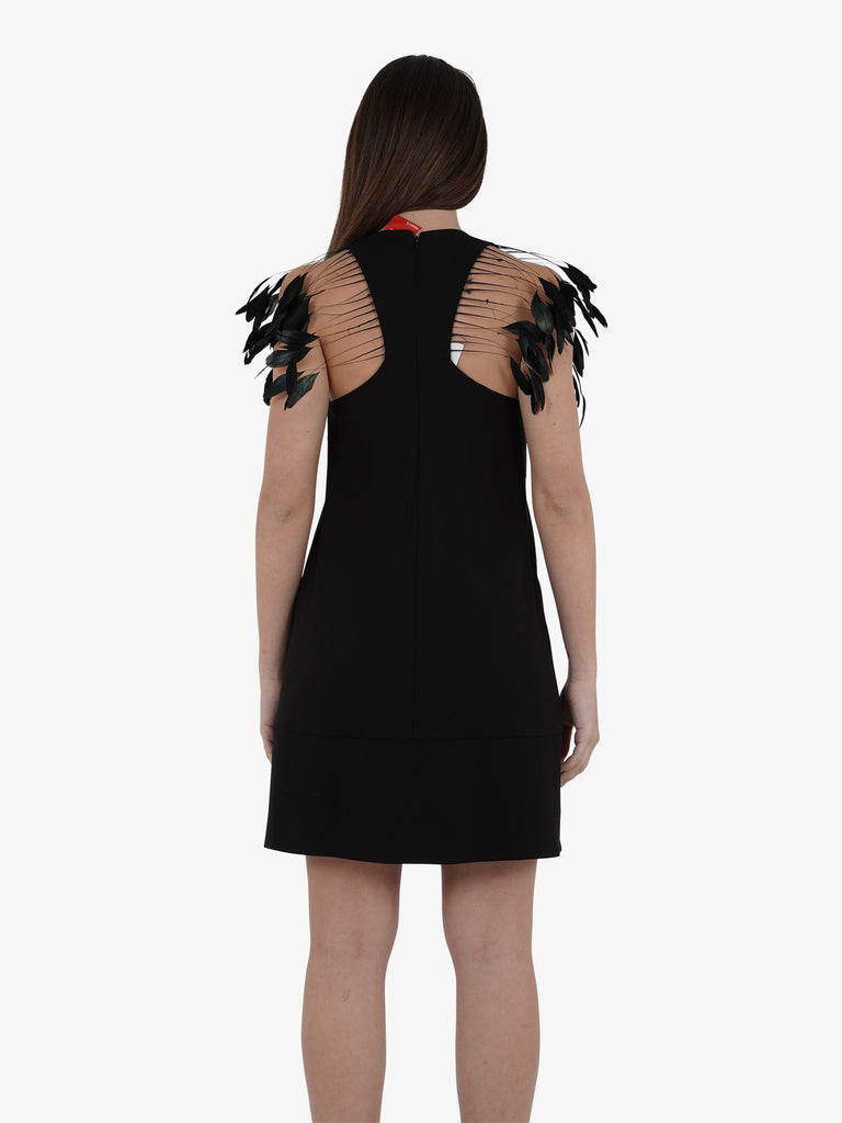 MERCI Abiti lunghi Donna Nero Viscosa