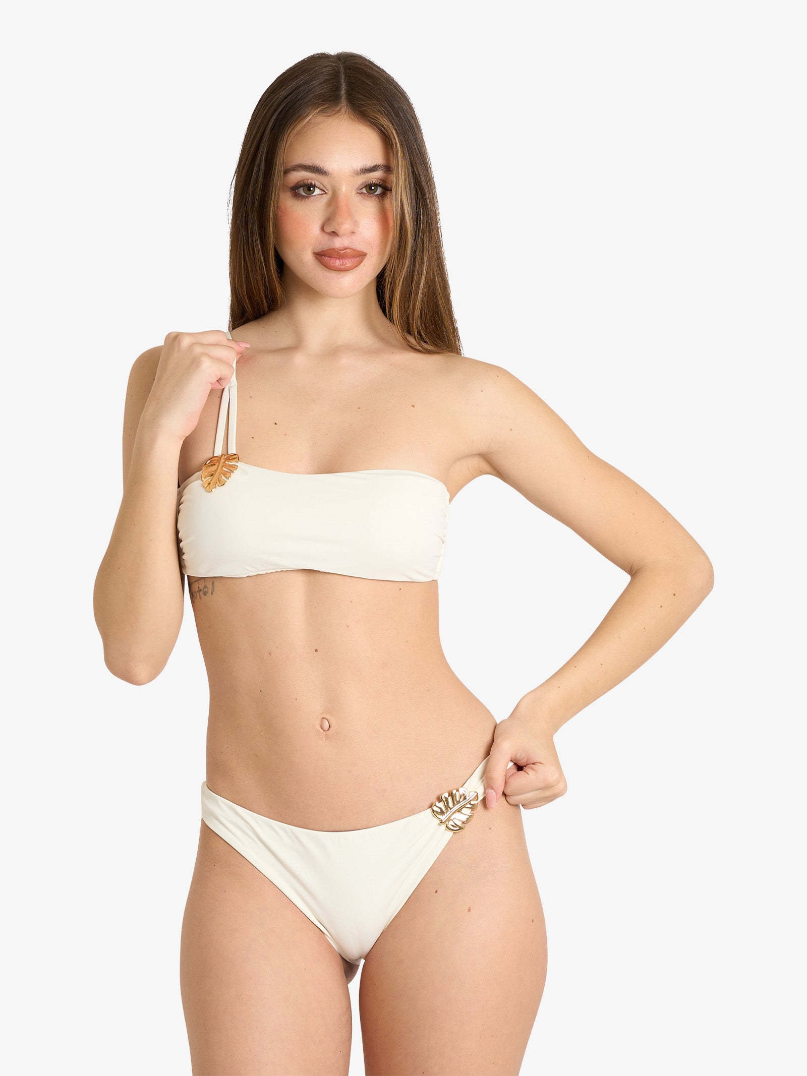 MISS BIKINI costume da bagno bikini fascia monospalla slip brasile