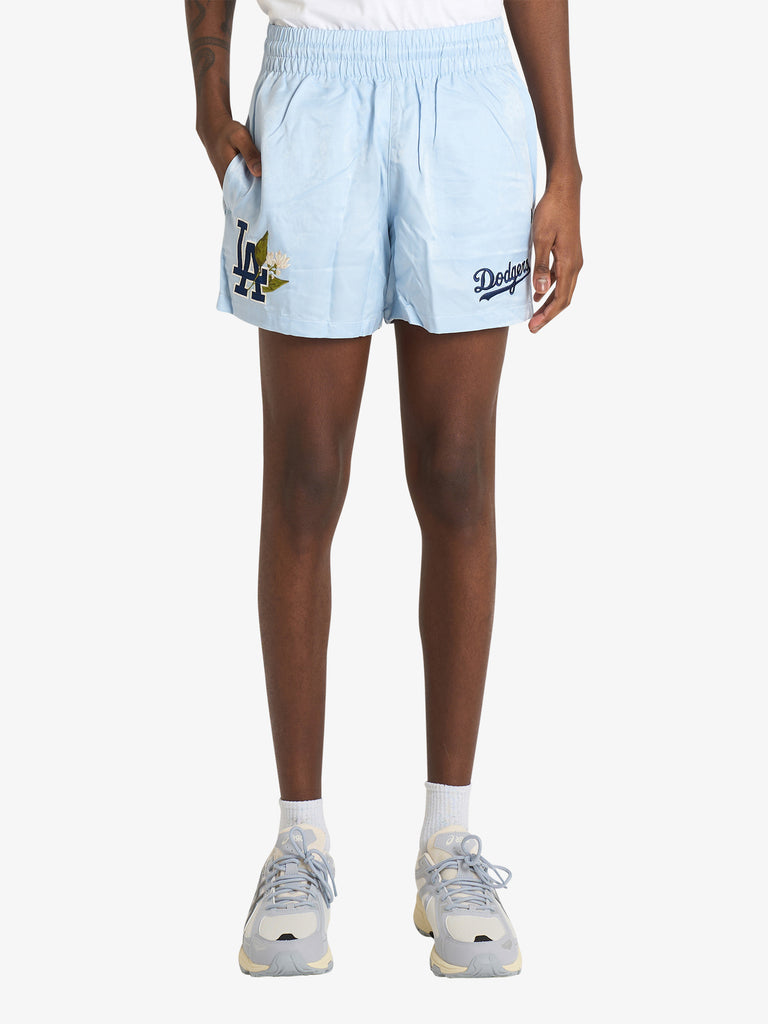 NEW ERA la dodgers mlb woven men's blue rayon shorts