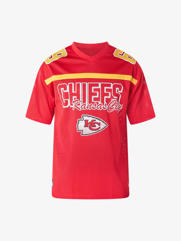 NEW ERA t-shirt nfl mesh uomo rosso poliestere
