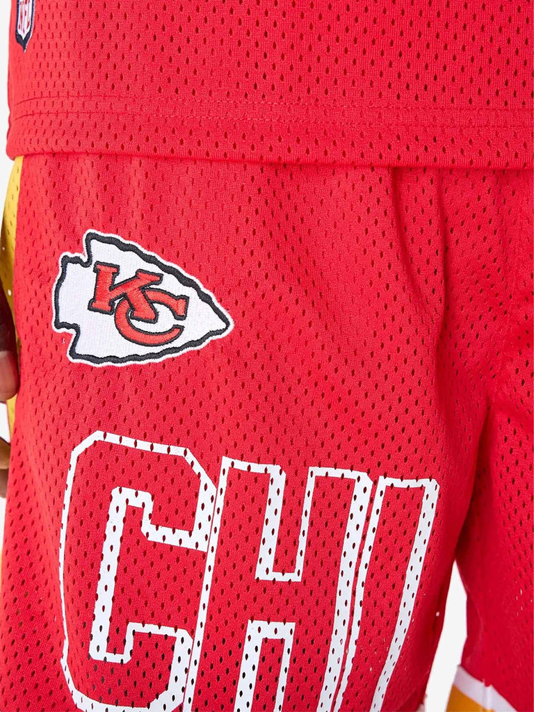 NEW ERA Shorts Uomo Rosso Poliestere