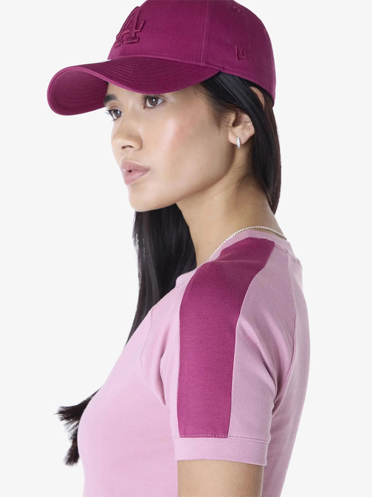 NEW ERA t-shirt wmns mlb floral donna rosa cotone