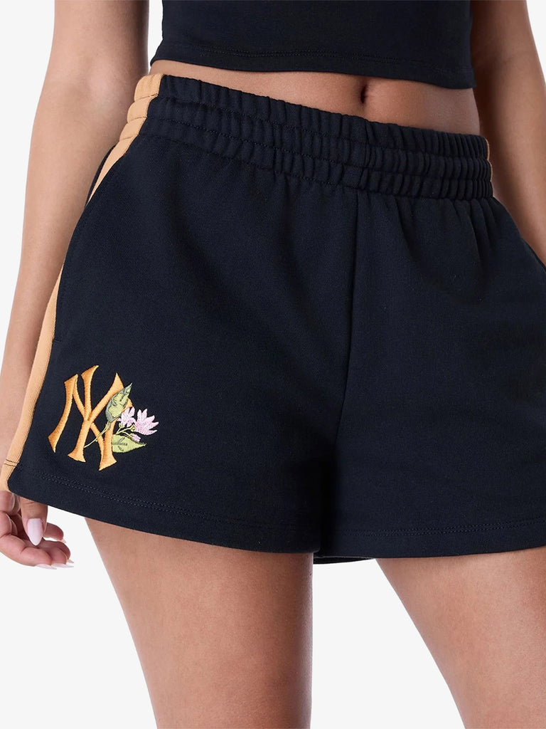 NEW ERA shorts new york yankees mlb floral donna nero