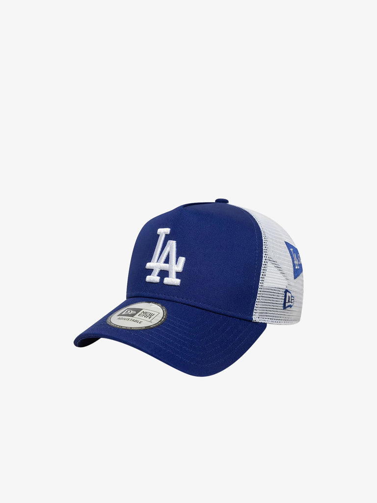 NEW ERA cappelli uomo multi patch trucker cotone blu